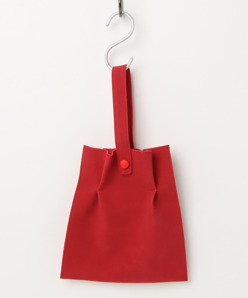 merlot plus（メルロープリュス）の「タックハンドバッグ2568（ハンドバッグ・レディース・レッド/ブラック/ベージュ/ブルー・FREE）」の4枚目の写真