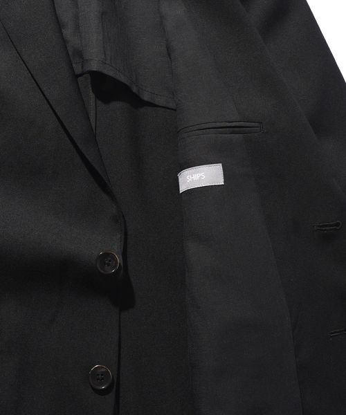 SHIPS（シップス）の「SU: WASHABLE WOOL 2B ジャケット（テーラードジャケット・メンズ・ブラック/ネイビー/ブラウン/グレー・LARGE/MEDIUM/SMALL/X-LARGE）」の15枚目の写真