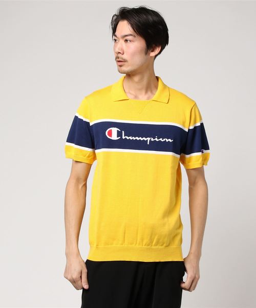 Champion Golf(チャンピオンゴルフ)の「【Champion/チャンピオン】メンズ GOLF ニットポロシャツ(ポロシャツ・メンズ・オフホワイト/グレー/イエロー/レッド/ブルー・LARGE/X-LARGE/MEDIUM)」の5枚目の写真