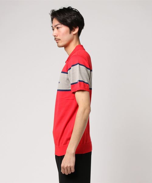 Champion Golf(チャンピオンゴルフ)の「【Champion/チャンピオン】メンズ GOLF ニットポロシャツ(ポロシャツ・メンズ・オフホワイト/グレー/イエロー/レッド/ブルー・LARGE/X-LARGE/MEDIUM)」の7枚目の写真