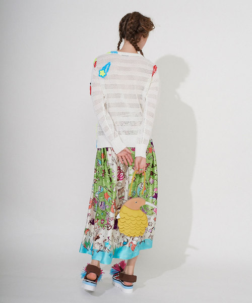 TSUMORI CHISATO ツモリチサト 総柄スカート 綿100% 蝶々 楽天市場】ツモリチサト（素材（生地・毛糸）綿・コットン