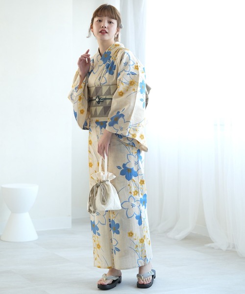 utatane（ウタタネ）の「帯締め utatane パール付レトロモチーフ 日本製（和装小物・レディース・ホワイト/パープル/レッド/ピンク/グリーン/マスタード/グレイッシュブルー/アンティークゴールド・FREE）」の13枚目の写真