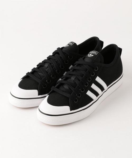 adidas(アディダス)の「【別注】<adidas Originals(アディダス)>NIZZA ニッツァ キャンバス/スニーカー(スニーカー・レディース・ブラック・23.5cm/24cm/24.5cm/22.5cm/23cm/25cm)」の3枚目の写真