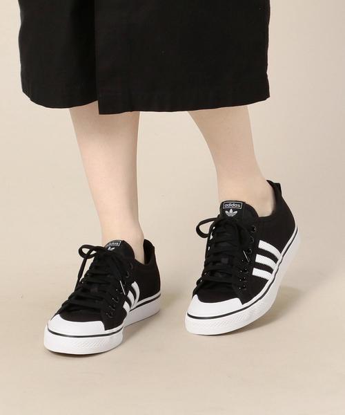 adidas(アディダス)の「【別注】<adidas Originals(アディダス)>NIZZA ニッツァ キャンバス/スニーカー(スニーカー・レディース・ブラック・23.5cm/24cm/24.5cm/22.5cm/23cm/25cm)」の10枚目の写真