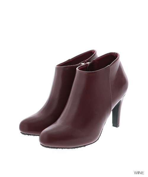 RANDA（ランダ）の「ストレスフリー/ショートレインブーツ（ブーツ・レディース・ブラック系その他/ワイン/ブラック系その他2・LL/S/M/L）」の3枚目の写真