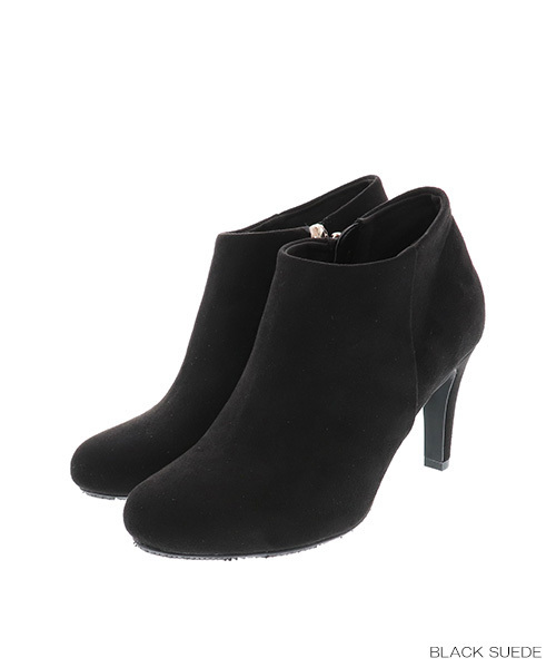 RANDA（ランダ）の「ストレスフリー/ショートレインブーツ（ブーツ・レディース・ブラック系その他/ワイン/ブラック系その他2・LL/S/M/L）」の4枚目の写真