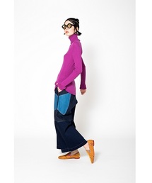 TUMORI CHISATOデニムドッキングパンツ TSUMORI CHISATO（ツモリチサト）の「ﾈｯﾌﾟﾃﾞﾆﾑ（デニムパンツ）」 - WEAR