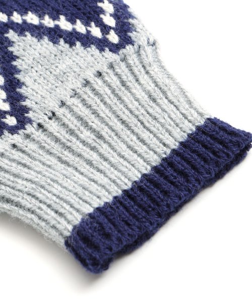 BREEZE(ブリーズ)の「ネット限定 スターノルディックニット(ニット/セーター・キッズ・キナリ/ネイビー・120/130/80/90/140/110/100)」の19枚目の写真
