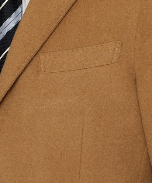 green label relaxing（グリーンレーベルリラクシング）の「[Begin 2019年1月号掲載] ウール / カシミヤ チェスターコート（チェスターコート・メンズ・ダークグレー/ベージュ/ネイビー・S/XL/L/M）」の14枚目の写真