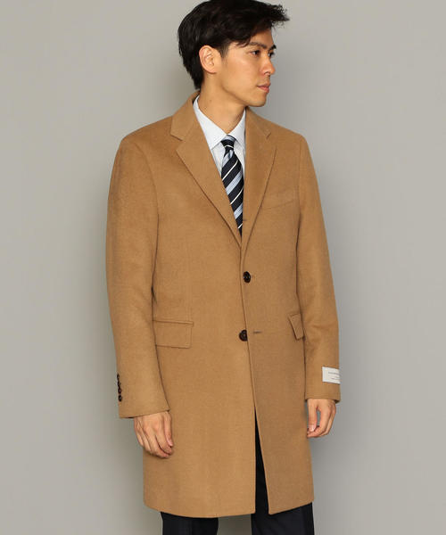 green label relaxing（グリーンレーベルリラクシング）の「[Begin 2019年1月号掲載] ウール / カシミヤ チェスターコート（チェスターコート・メンズ・ダークグレー/ベージュ/ネイビー・S/XL/L/M）」の22枚目の写真