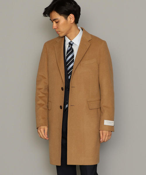 green label relaxing（グリーンレーベルリラクシング）の「[Begin 2019年1月号掲載] ウール / カシミヤ チェスターコート（チェスターコート・メンズ・ダークグレー/ベージュ/ネイビー・S/XL/L/M）」の21枚目の写真