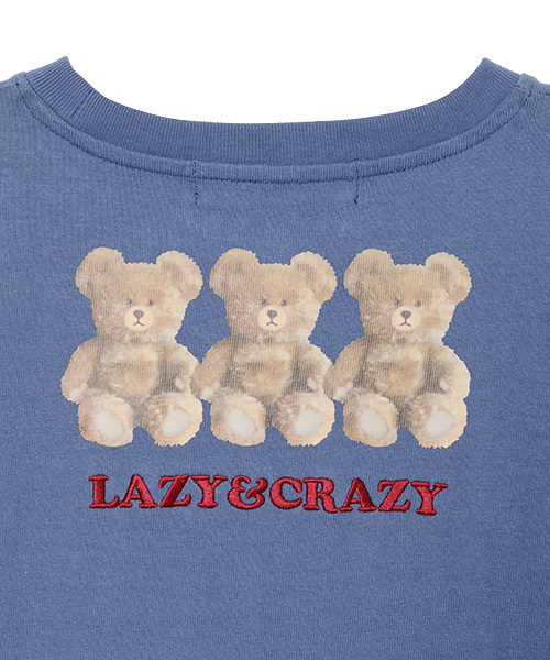 Candy Stripper（キャンディストリッパー）の「LAZY BEARS L/S Tシャツ（Tシャツ/カットソー・レディース・ブラック/オフホワイト/ブルー/ピンク・2）」の9枚目の写真