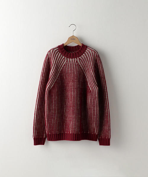 BATONER（バトナー）の「＜BATONER＞HEMMING RIB CREW NECK KNIT