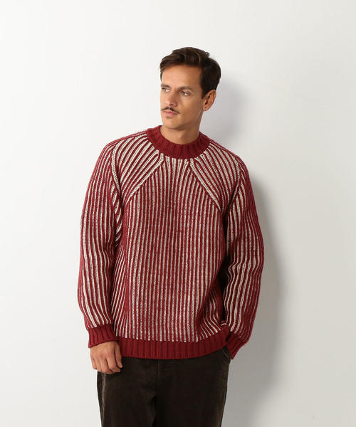 BATONER（バトナー）の「＜BATONER＞HEMMING RIB CREW NECK KNIT