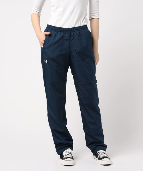 UNDER ARMOUR（アンダーアーマー）の「アンダーアーマー UA トリコットウーブンパンツ 1319761（その他パンツ・レディース・ネイビー/グレー/ブラック・S/M/L/LL）」の3枚目の写真