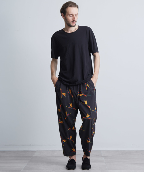 KAZUYUKI KUMAGAI ATTACHMENT（カズユキクマガイアタッチメント）の「【KAZUYUKI KUMAGAI】 40/1フレスカ天竺ドレープTシャツ（Tシャツ/カットソー・メンズ・ホワイト/ブラック/ダークグリーン/ブラウン/カーキ・1/2/3）」の17枚目の写真