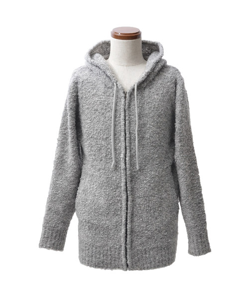 MinoriTY（マイノリティ）の「3ＧブークレニットＺＩＰパーカー（パーカー・メンズ・ブラック/ネイビー/ブラウン/グレー・M/L）」の17枚目の写真