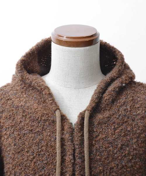 MinoriTY（マイノリティ）の「3ＧブークレニットＺＩＰパーカー（パーカー・メンズ・ブラック/ネイビー/ブラウン/グレー・M/L）」の16枚目の写真