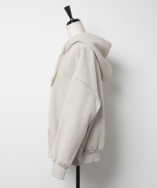 and R（アンドアール）の「ニットジップパーカー（パーカー・レディース・アイボリー・FREE）」の6枚目の写真