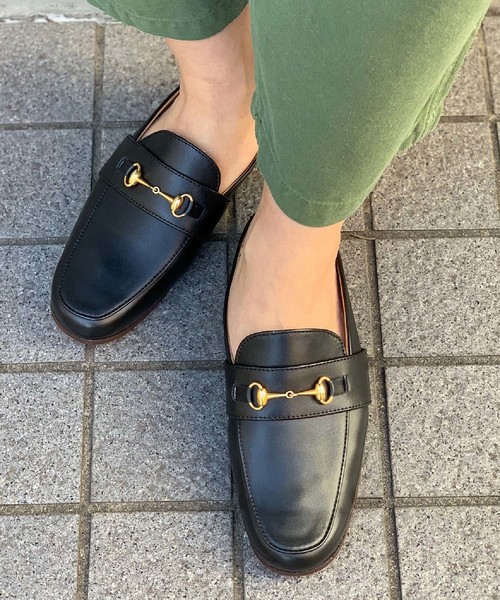 CAMINANDO カミナンド BIT SLIPPER セール】CAMINANDO(カミナンド) LEATHER BIT SLIPPER /レザービット