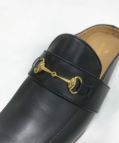 セール】CAMINANDO(カミナンド) LEATHER BIT SLIPPER /レザービット