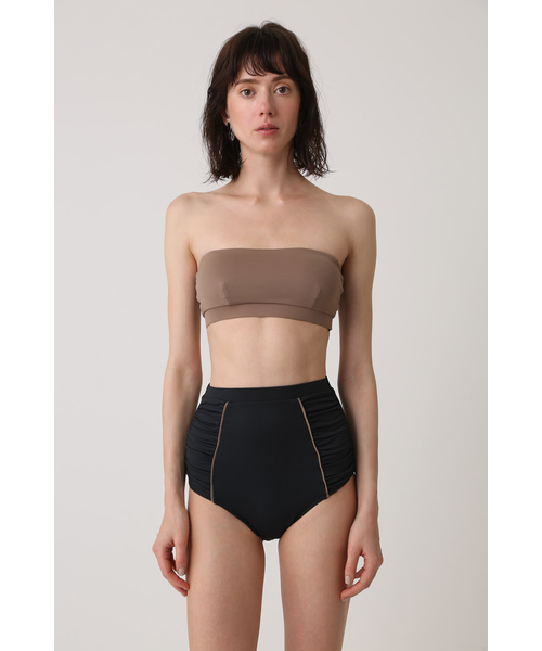 RIM.ARK（リムアーク）の「ﾜﾝｼｮﾙﾊﾞﾝﾄﾞｩ（水着・レディース・ブラウン/ブラック・38/36）」の8枚目の写真