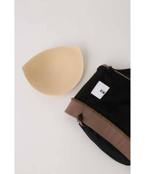 RIM.ARK（リムアーク）の「ﾜﾝｼｮﾙﾊﾞﾝﾄﾞｩ（水着・レディース・ブラウン/ブラック・38/36）」の9枚目の写真