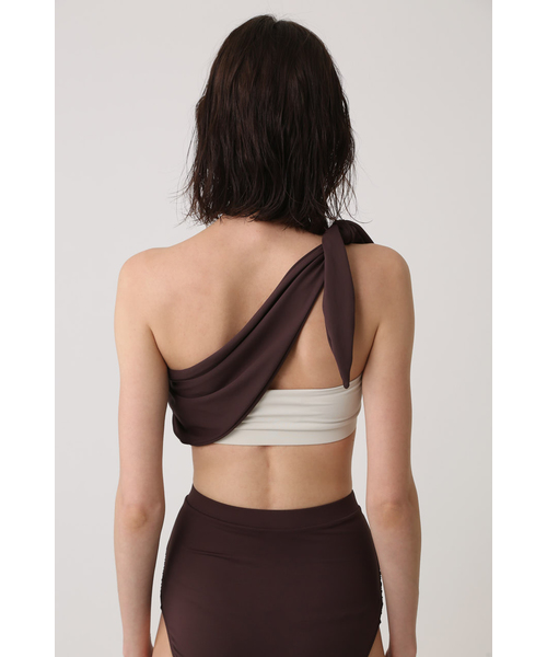 RIM.ARK（リムアーク）の「ﾜﾝｼｮﾙﾊﾞﾝﾄﾞｩ（水着・レディース・ブラウン/ブラック・38/36）」の12枚目の写真