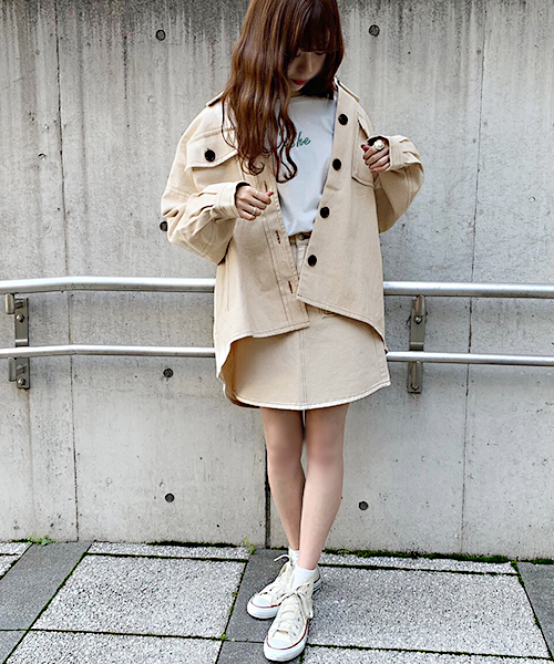 apres jour(アプレジュール)の「BIGシャツジャケット【ZOZOTOWN限定アイテム】(その他アウター・レディース・オフホワイト/ピンク/ベージュ・フリー)」の19枚目の写真