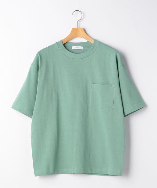 green label relaxing（グリーンレーベルリラクシング）の「★SC テーパードヘム クルー 半袖 Tシャツ（Tシャツ/カットソー・メンズ・ホワイト/オリーブ/ライム/その他1/その他2/ナチュラル・SMALL/MEDIUM/LARGE/X-LARGE/X-SMALL）」の10枚目の写真