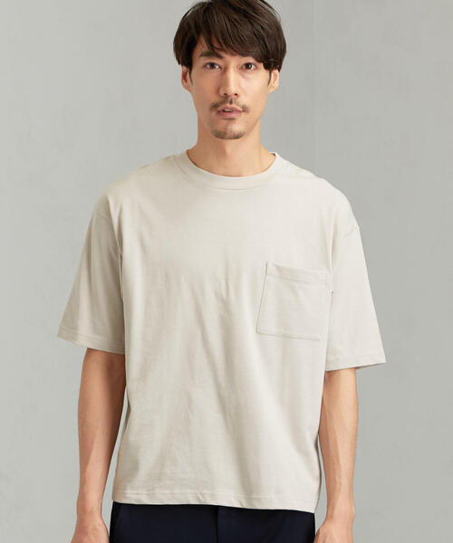 green label relaxing（グリーンレーベルリラクシング）の「★SC テーパードヘム クルー 半袖 Tシャツ（Tシャツ/カットソー・メンズ・ホワイト/オリーブ/ライム/その他1/その他2/ナチュラル・SMALL/MEDIUM/LARGE/X-LARGE/X-SMALL）」の13枚目の写真