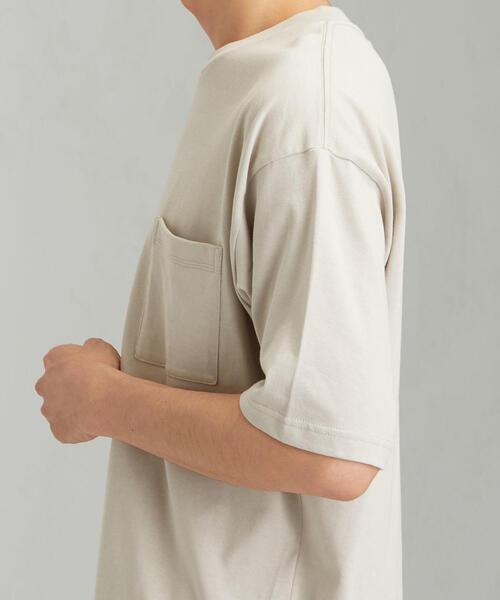 green label relaxing（グリーンレーベルリラクシング）の「★SC テーパードヘム クルー 半袖 Tシャツ（Tシャツ/カットソー・メンズ・ホワイト/オリーブ/ライム/その他1/その他2/ナチュラル・SMALL/MEDIUM/LARGE/X-LARGE/X-SMALL）」の17枚目の写真