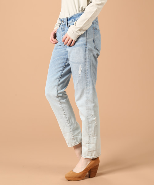 goa(ゴア)の「13OZ グラデーションデニムボーイズパンツ(デニムパンツ・レディース・ブルー系その他・1/2)」の10枚目の写真