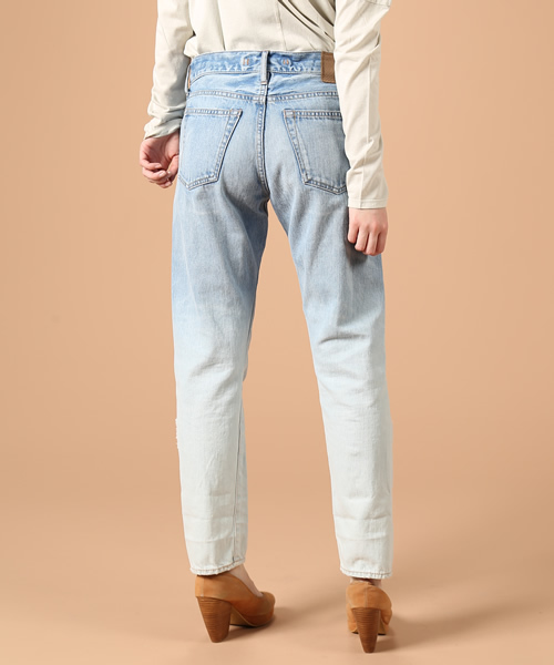 goa(ゴア)の「13OZ グラデーションデニムボーイズパンツ(デニムパンツ・レディース・ブルー系その他・1/2)」の11枚目の写真