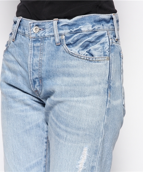 goa(ゴア)の「13OZ グラデーションデニムボーイズパンツ(デニムパンツ・レディース・ブルー系その他・1/2)」の4枚目の写真