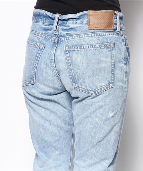 goa(ゴア)の「13OZ グラデーションデニムボーイズパンツ(デニムパンツ・レディース・ブルー系その他・1/2)」の5枚目の写真