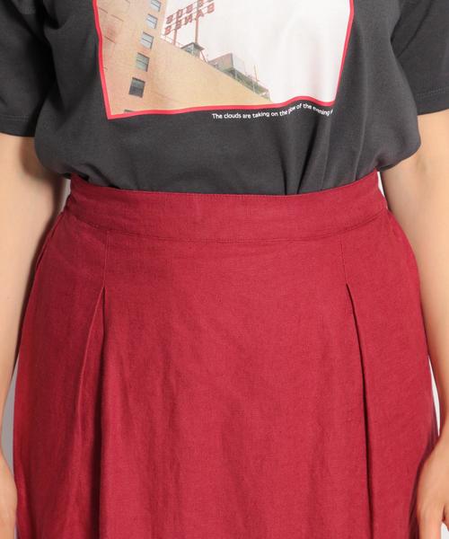 niko and（ニコアンド）の「フランダースリネンタイトスカート