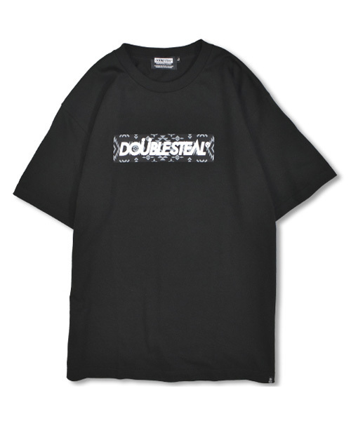 DOUBLE STEAL（ダブルスティール）の「NATIVE BOX Tシャツ（Tシャツ/カットソー・メンズ・ホワイト×レッド/ホワイト×ブラック/ブラック×ブラック/ナチュラル/ブラック×レッド・M/L/XL/XXL）」の4枚目の写真