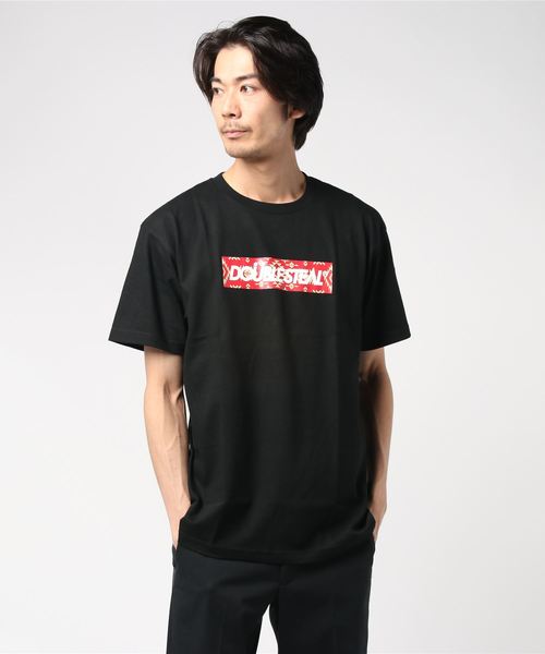DOUBLE STEAL（ダブルスティール）の「NATIVE BOX Tシャツ（Tシャツ/カットソー・メンズ・ホワイト×レッド/ホワイト×ブラック/ブラック×ブラック/ナチュラル/ブラック×レッド・M/L/XL/XXL）」の9枚目の写真