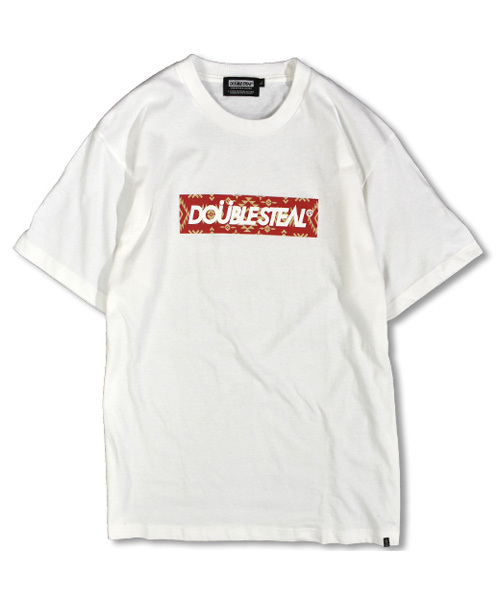 DOUBLE STEAL（ダブルスティール）の「NATIVE BOX Tシャツ（Tシャツ/カットソー・メンズ・ホワイト×レッド/ホワイト×ブラック/ブラック×ブラック/ナチュラル/ブラック×レッド・M/L/XL/XXL）」の17枚目の写真