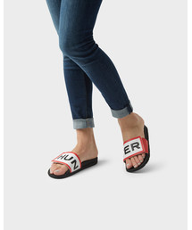 【HUNTER/ハンター】WOMENS ORIGINAL ADJUSTABLE LOGO SLIDE WFD4018EVA スライドサンダル/スリッパサンダル HUT