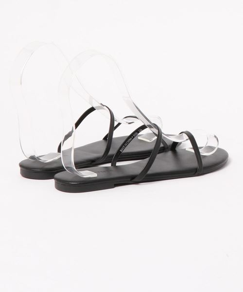 DouDou（ドゥドゥ）の「ダブルベルトサンダル（サンダル・レディース・ブラック/ベージュ/モカ・24cm/23.5cm）」の5枚目の写真