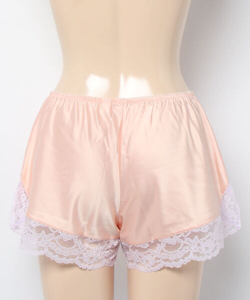 PEACH JOHN（ピーチジョン）の「レーストリムサテンタップパンツ（その他アンダーウェア/インナー・レディース・ミント/コーラル・SMALL/MEDIUM/LARGE）」の4枚目の写真