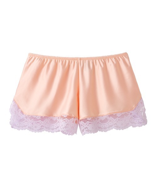 PEACH JOHN（ピーチジョン）の「レーストリムサテンタップパンツ（その他アンダーウェア/インナー・レディース・ミント/コーラル・SMALL/MEDIUM/LARGE）」の2枚目の写真