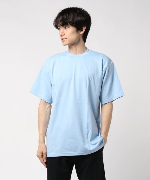 PRO CLUB （プロクラブ）の「【PRO CLUB】プロクラブ HEAVY T-SHIRT（Tシャツ/カットソー・メンズ・ホワイト/スカイブルー/ブラック/ベージュ/グレー/ケリー・SMALL/LARGE/X-LARGE/XXX-LARGE/MEDIUM）」の6枚目の写真