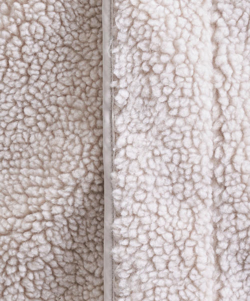 UNITED ARROWS（ユナイテッドアローズ）の「UWSC ボア ノーカラー ロングコート†（その他アウター・レディース・オフホワイト/ブラック・36/38）」の15枚目の写真