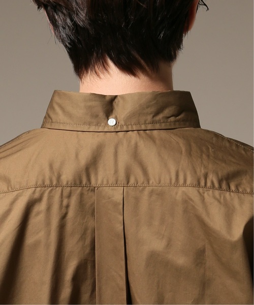 KANGOL(カンゴール)の「KANGOL / カンゴール 417 別注 ONE POINT BIG SH(シャツ/ブラウス・メンズ・ホワイト/ブラック/その他1/キャメル/その他9・SMALL/MEDIUM/LARGE)」の12枚目の写真
