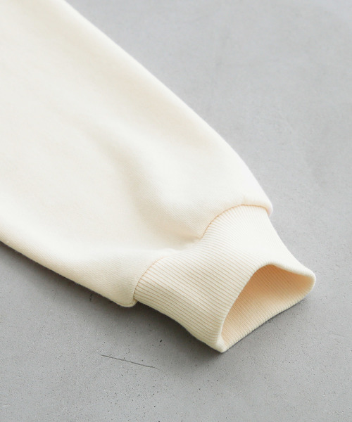 n'OrLABEL（ノアールレーベル）の「『レース×配色デザインパーカー』（パーカー・レディース・アイボリー/モカ/グレイッシュブルー/ブラック/ボルドー/ブルーパープル・FREE）」の14枚目の写真