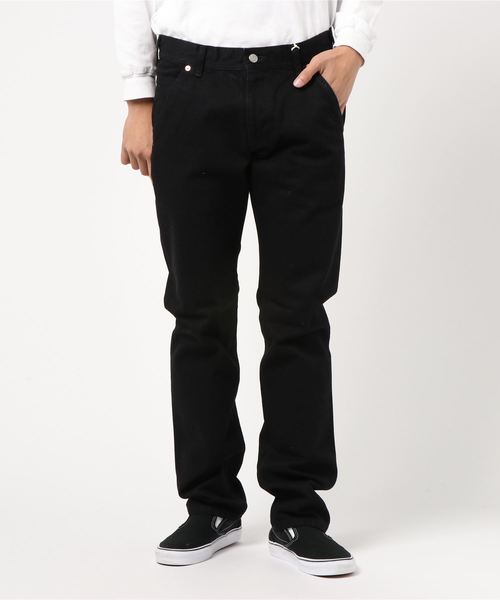 ALMOND(アーモンド)の「BLACK DENIM PANT/アーモンド ボトムス パンツ(デニムパンツ・メンズ・ブラック・MEDIUM/LARGE)」の1枚目の写真