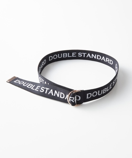 DOUBLE STANDARD CLOTHING(ダブルスタンダードクロージング)の「オリジナルロゴベルト(ベルト・レディース・ブラック/ホワイト・FREE)」の9枚目の写真